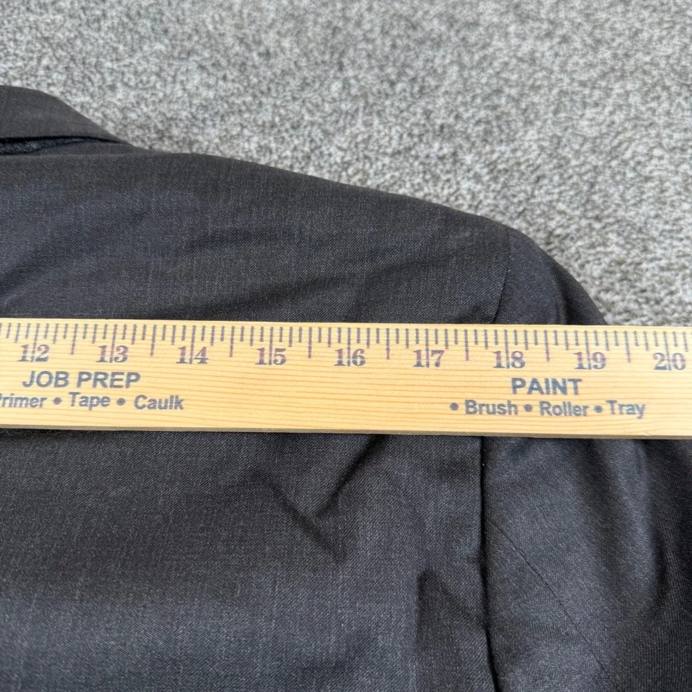 Brooks Brothers Blazer Men 41R Charcoal Grey 1818 Fitzgerald 100% Wool Coat